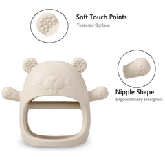 Freezer-safe design offers lasting cooling comfort during teething.
