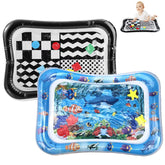 PandaEar water play mat setup shows easy inflation for tummy time.
