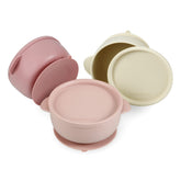 PandaEar baby bowls suction base setup demonstrates secure on-table dining for little eaters.