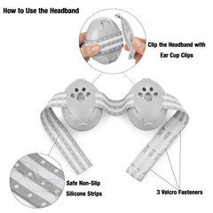 PandaEar Baby Ear Muffs ABS shell demonstrates durability during play
