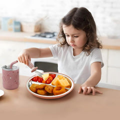 PandaEar suction base keeps plates secure for mess-free dining.