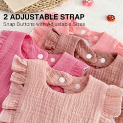 PandaEar bib showcases soft solid colors to match outfits.