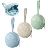 PandaEar pacifier holder 3-pack front view keeps pacifiers organized and accessible on the go.