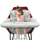 PandaEar shopping cart cover front view with 360-degree protection for clean carts.