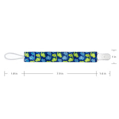 PandaEar short-strap safety clip reduces dragging and hazard during crawling