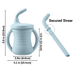 PandaEar spoons and forks are gentle on gums for new eaters