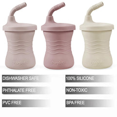 PandaEar training cup top view highlights its easy-grip contour.