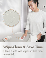 Papablic changing pad includes safety straps to secure baby during changing