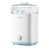 Papablic Bottle Sterilizer Pro top view shows compact size and simple controls for busy kitchens.