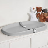 Papablic wipeable changing pad top view shows easy-clean surface for quick tidy-ups