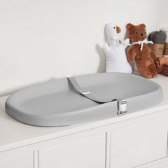 Papablic wipeable changing pad top view shows easy-clean surface for quick tidy-ups