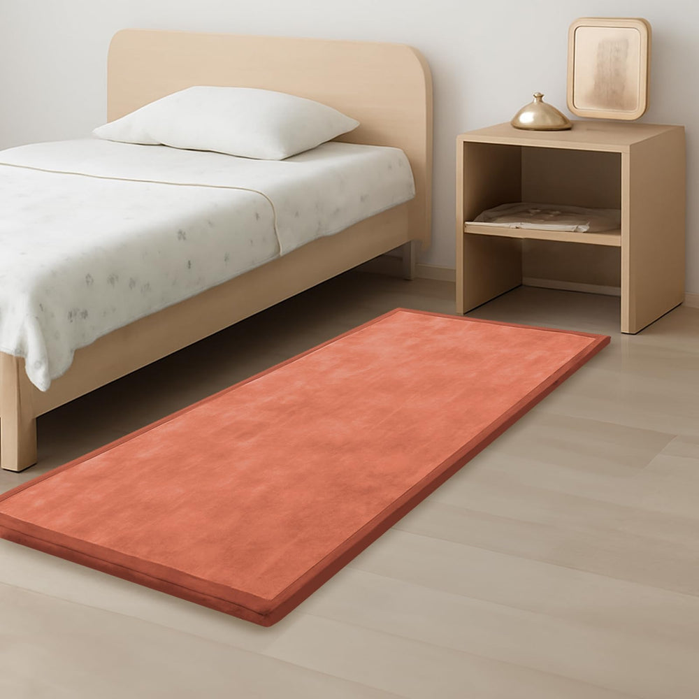 PaPaMat 1-3-inch thick memory foam close-up highlighting plush cushioning for safe tummy time.