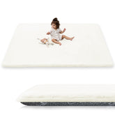 PaPaMat 1.5-inch thick cream mat, plush cushioning for tummy time