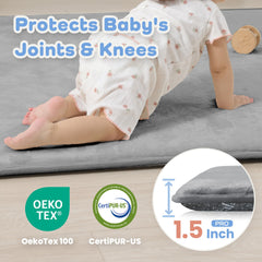 PaPaMat cushioning close-up highlighting soft foam for safe landings.