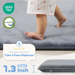 PaPaMat tummy-time-friendly play mat offers ample space for infants and toddlers to explore safely.