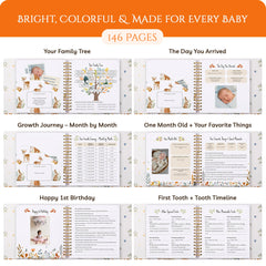 Paper Plan lay-flat binding for easy writing and milestone capture