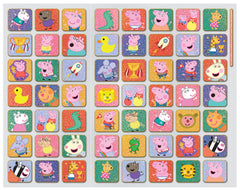 Paper Projects Peppa Pig foil sticker details β vibrant characters for daily encouragement.
