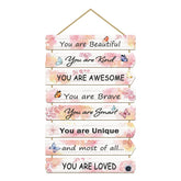 Paquesta butterfly wall art set — eight-piece decor for girls' rooms.