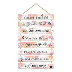Paquesta butterfly wall art set β eight-piece decor for girls' rooms.