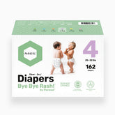 Parasol Clear+Dry diaper bundle packaging highlights value and convenience for on-the-go families.