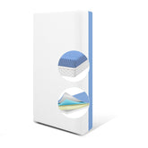 Pareler bear mattress cover close-up shows breathable surface for cooler sleep.