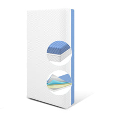 Pareler bear mattress cover close-up shows breathable surface for cooler sleep.