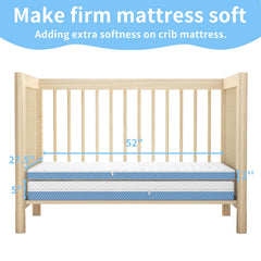 Pareler Bear topper gel-infused memory foam adds gentle softness for cushioned support.