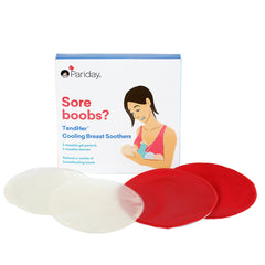 Pariday TendHer pads packaged in box for convenient nursing comfort.