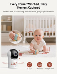 Paris Rhone video baby monitor app control for remote viewing from anywhere