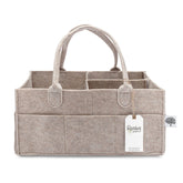 Parker Baby Co. diaper caddy nursery-bin keeps baby essentials organized and within easy reach.