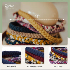 Parker Baby Co. solid color headband pairs with everyday outfits.