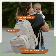 Parker Baby Drift dual side hooks attach to bags for grab-and-go