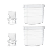 Paruu P10 duckbill valve 2-pack close-up for leak-free pumping