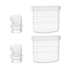 Paruu P10 duckbill valve 2-pack close-up for leak-free pumping
