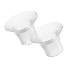 Paruu P10 flange insert 19mm close-up in silicone for BPA-free safe cleaning.