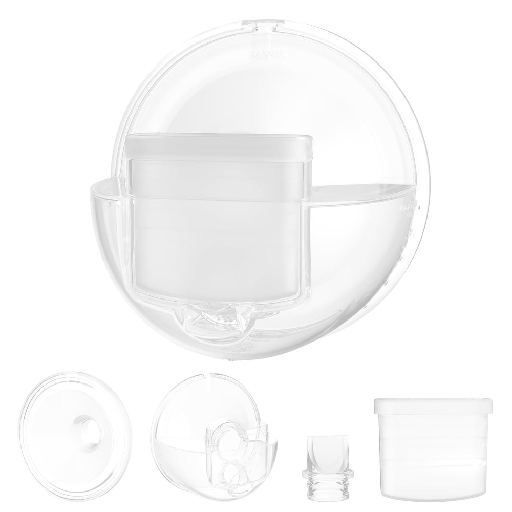 Paruu P10 full-set milk collector cup with 28mm flange for efficient milk collection.