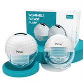 Paruu P10 wearable breast pump in bra—discreet hands-free pumping for daily routines.