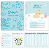 Pasimy Baby Daily Log Book cover with cute nursery design for quick journaling