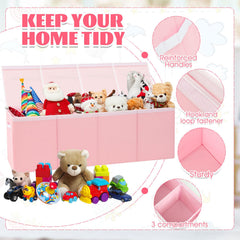 Patelai Extra Large Toy Box durable non-woven fabric ensures long-lasting use