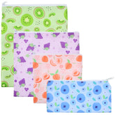 Paterr 4-pcs sandwich bags set laid out for versatile snack storage