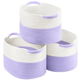 Patvingot basket shows woven cotton structure for durable storage.