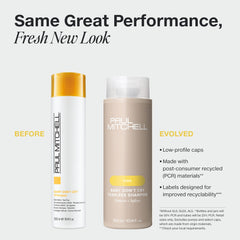 Paul Mitchell Baby Don't Cry label closeup highlighting tear-free neutral pH