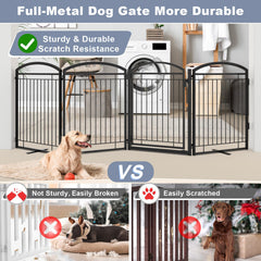 Paulmele 4mm-wire construction delivers stable, durable fencing for busy households