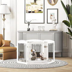 PAWLAND dog gate walk-through door designed for easy access while keeping pets contained.
