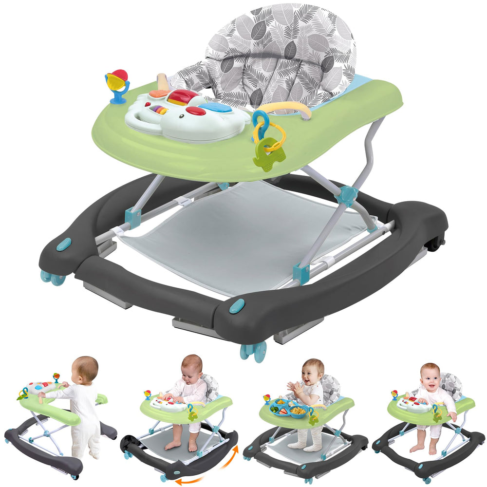 Pawtong Foldable 5-in-1 Walker assembly view showing easy setup