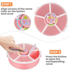 Pawtong Snack Rotator shows five compartments for snack variety.