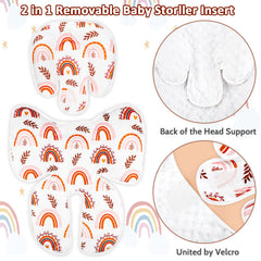 Pea Pod 2-in-1 head and body support with detachable headrest for growing infants
