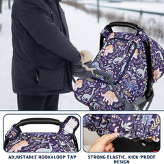 Pea Pod breathable mesh window enabling airflow while baby stays covered