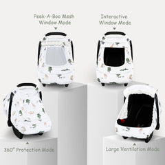 Pea Pod dual zipper windows offer quick access and airflow