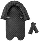 Pea Pod infant carseat insert head support helps comfort newborns on car rides